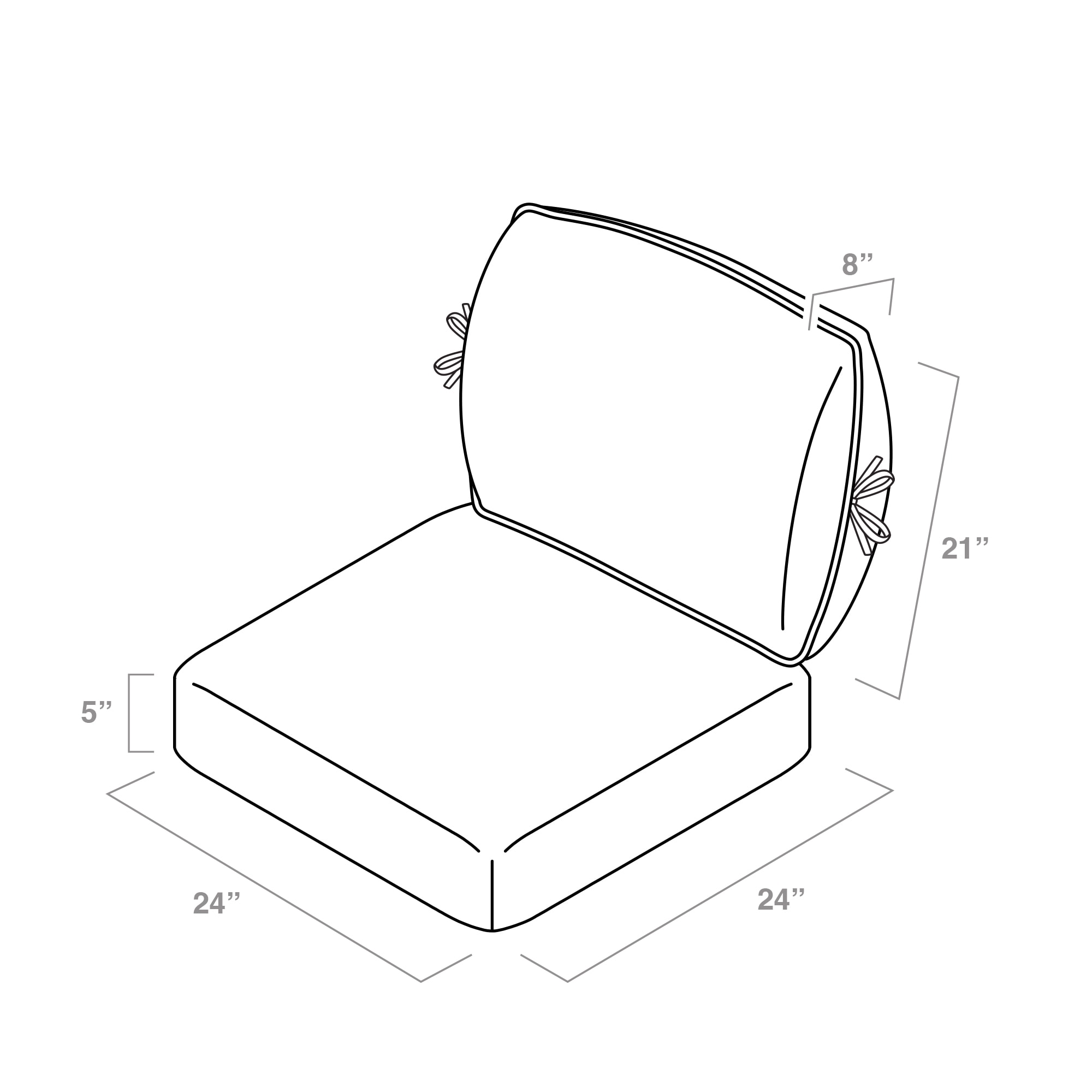 ARDEN ZR0NA17A-DKZ1 Patio-Furniture-Cushions - View #6