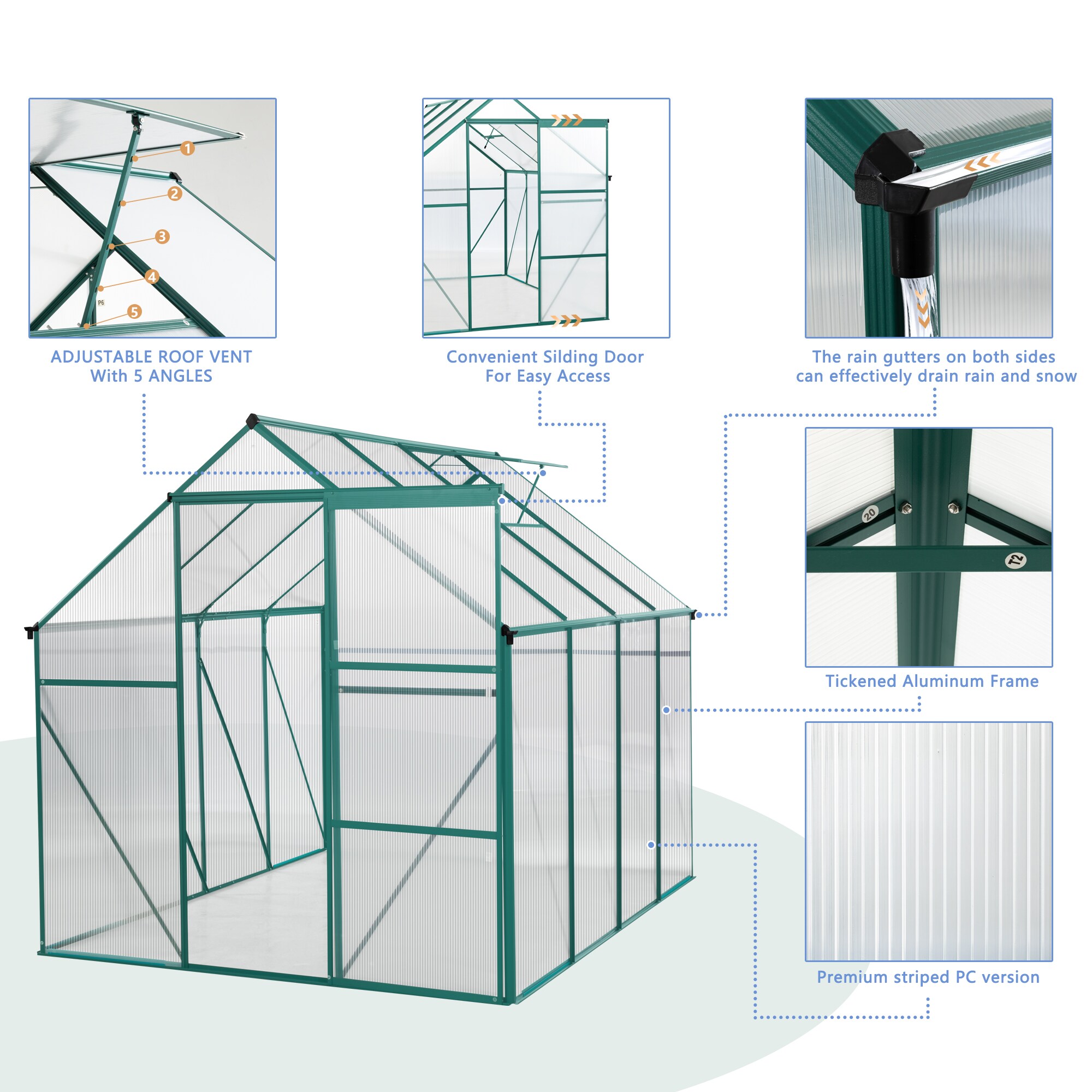 Clihome CL-WC54S04 greenhouses - View #7