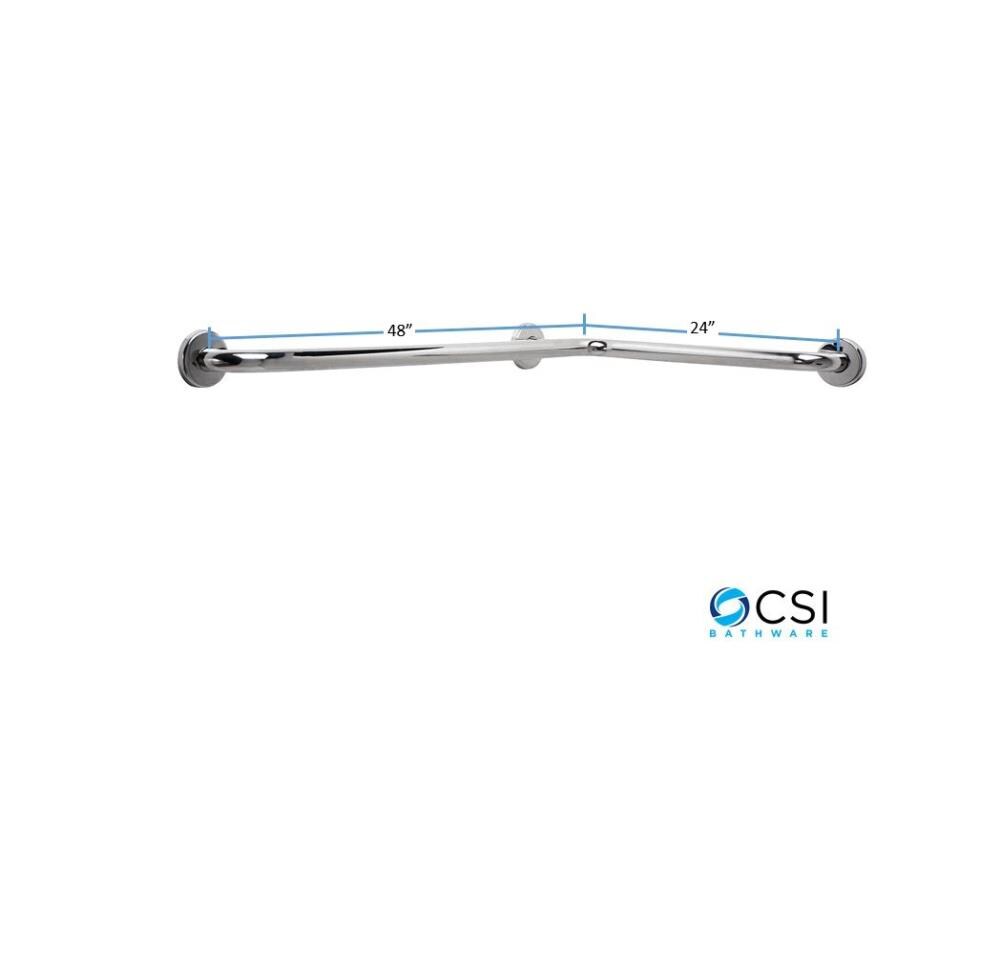 CSI Bathware BAR-HA2448-TW-125-PO Grab-Bars - View #2