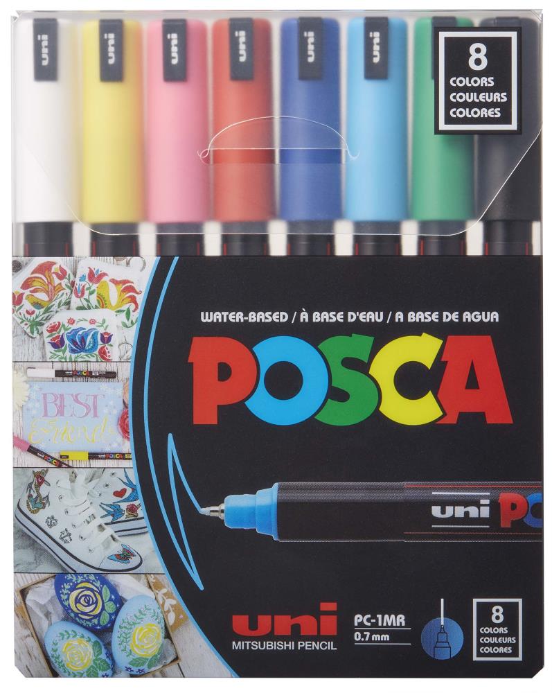 Uniball Posca 5M Marker Pen (Red Ink, Pack of 1)