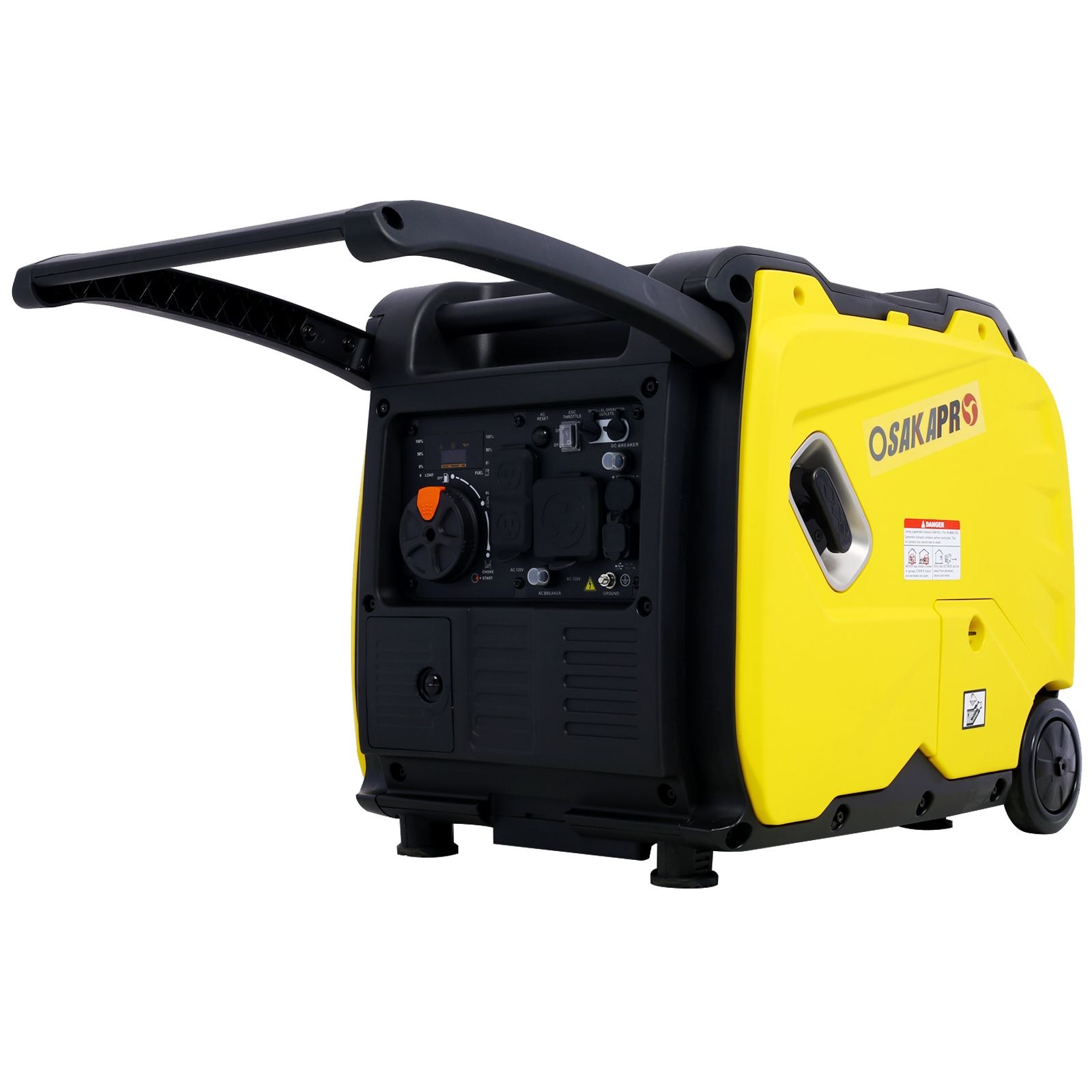 Tatayosi Super quiet Inverter Generator 4500w portable generator electric start foldable handle with wheel 212cc 4 stroke CARB EPA compliant Sansujyuku sansujyuku.com