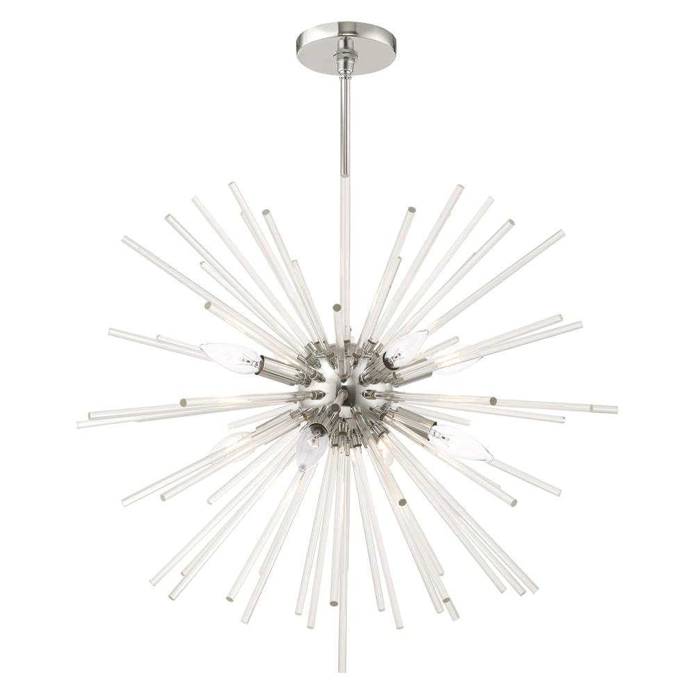 Livex Lighting Utopia 8-Light Polished Chrome Mid-century Sputnik Large ...