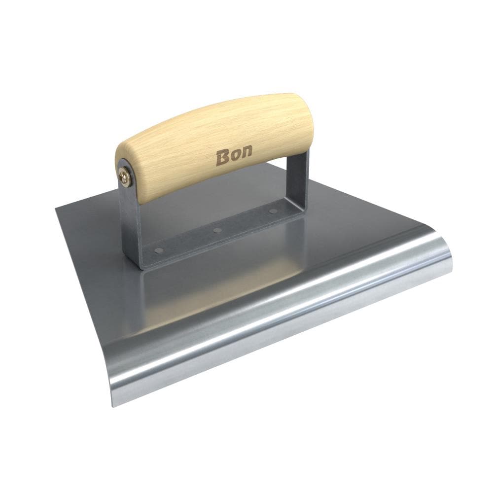 Bon Tool 12-837 8.875-in x 3.5-in Stainless Steel Concrete Edger with 0.75-in Radius