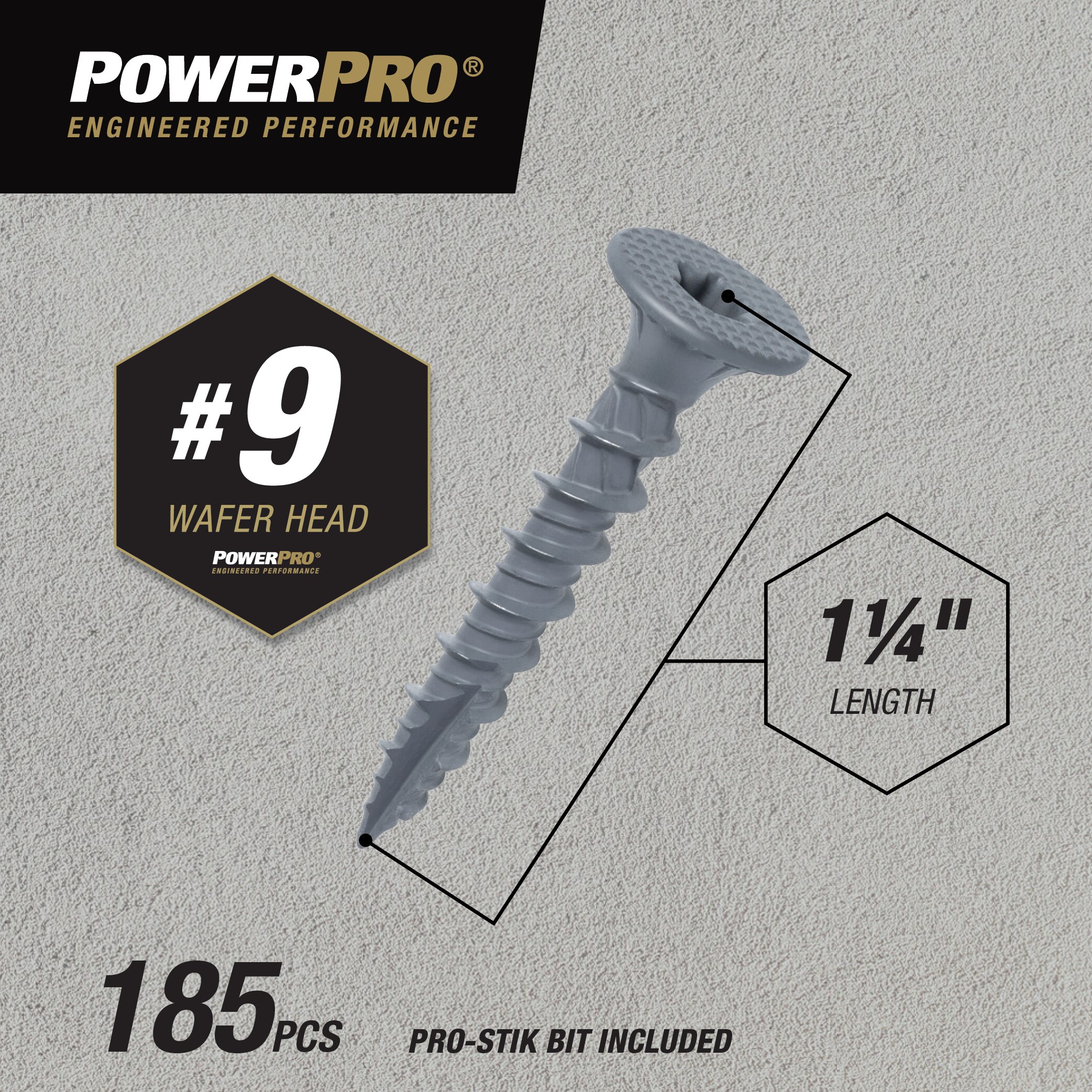 Power Pro 48888 Cement-Board-Screws - View #3