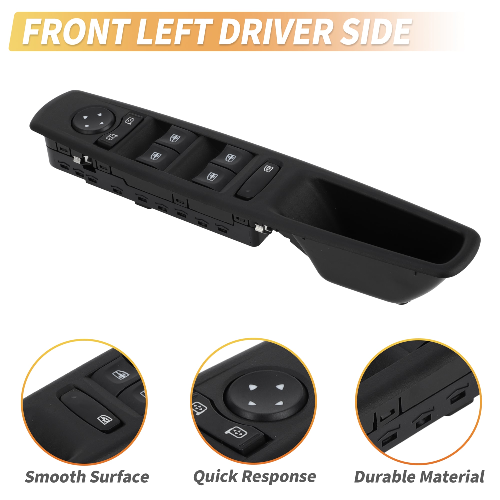 Unique Bargains Front Left Driver Side Power Window Switch for Renault ...