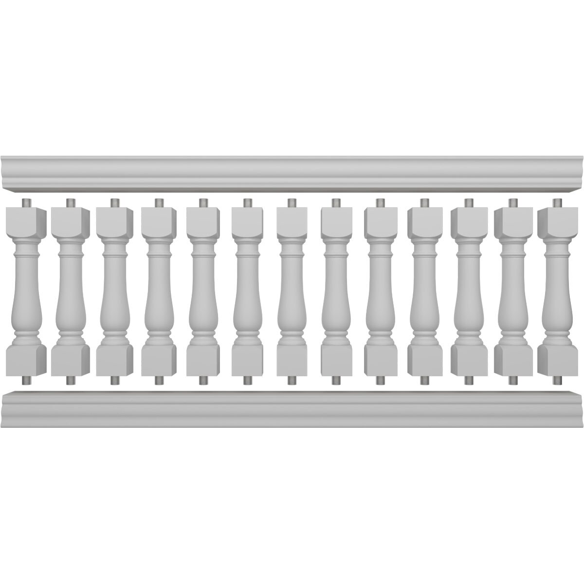 Ekena Millwork BALK42X096OXN railings - View #5