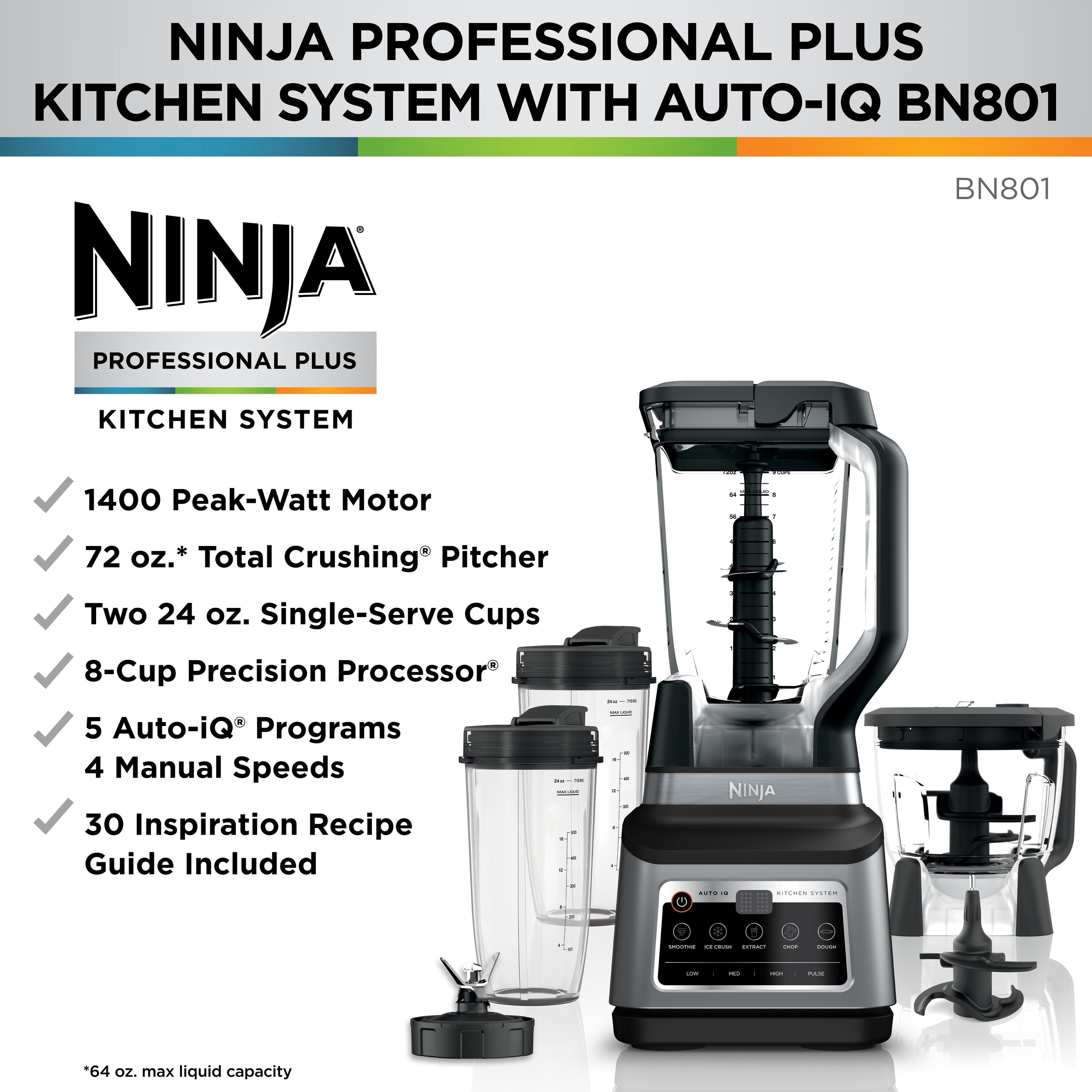 ninja auto iq blender 1400