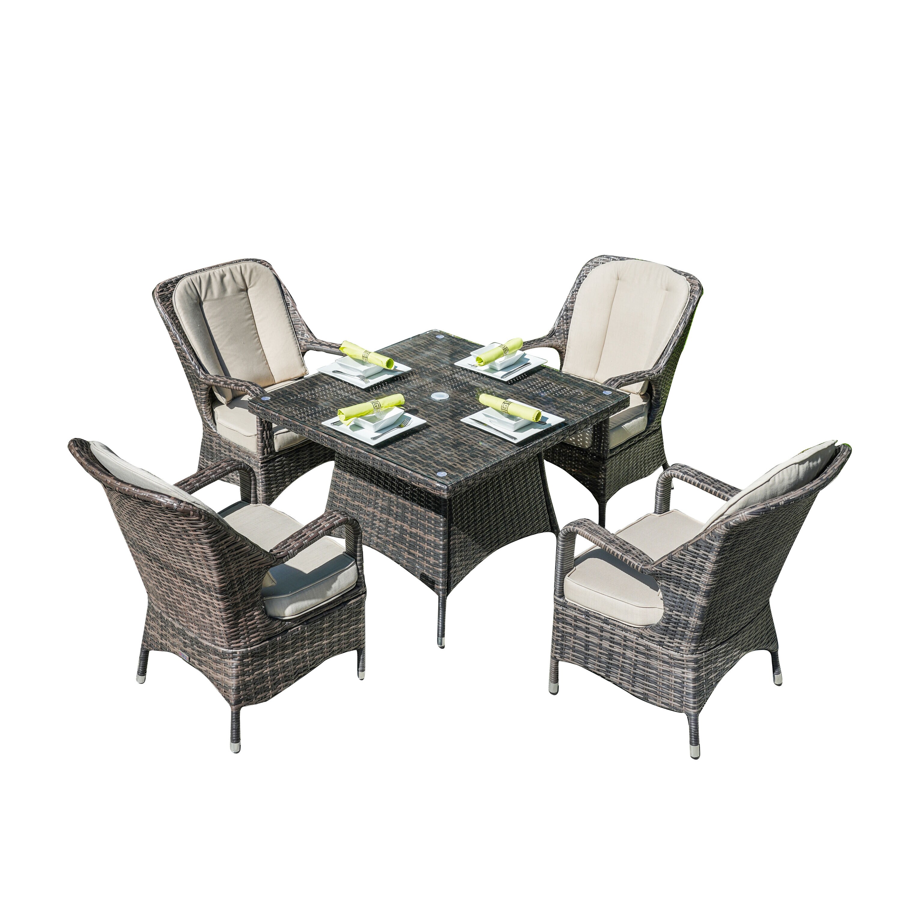 Direct Wicker DWD-1710-BR Patio-Dining-Sets - View #9