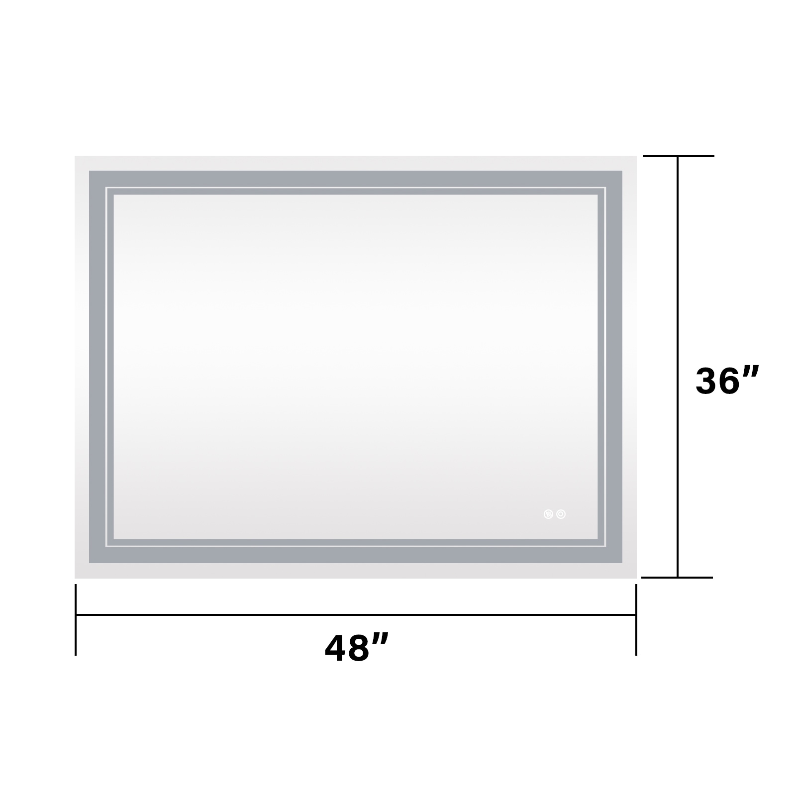 Forclover TAK-LM04F12436 Framed-Bath-Mirrors - View #11