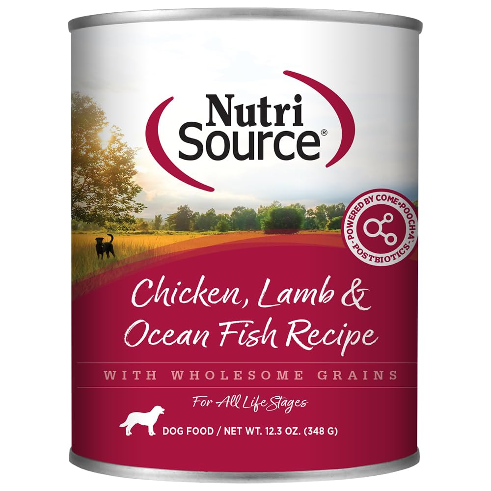 Nutr iSource Chicken Lamb Ocean Fish Canned Dog Food