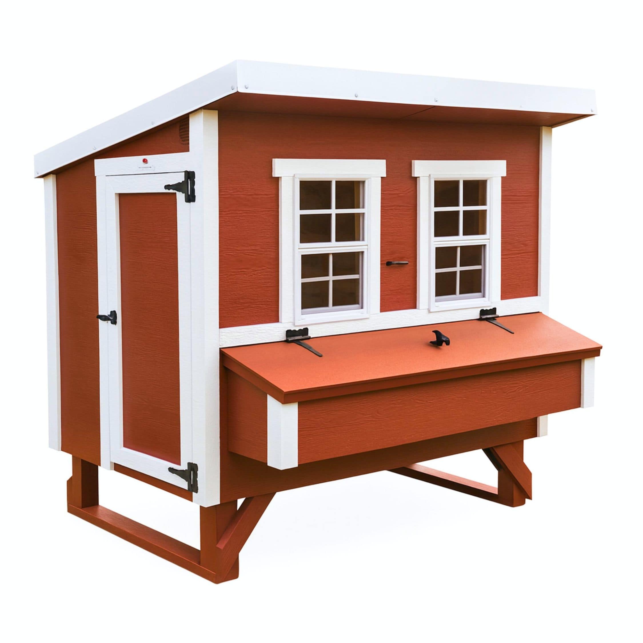 OverEZ Chicken Coop Red Wood Chicken coop