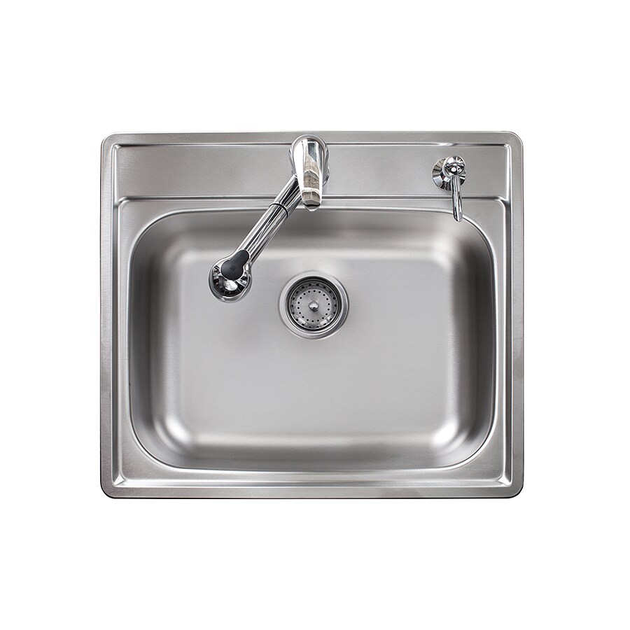 Kindred Essential Drop In 22 In X 25 In Stainless Steel Single Bowl 2   05044874 