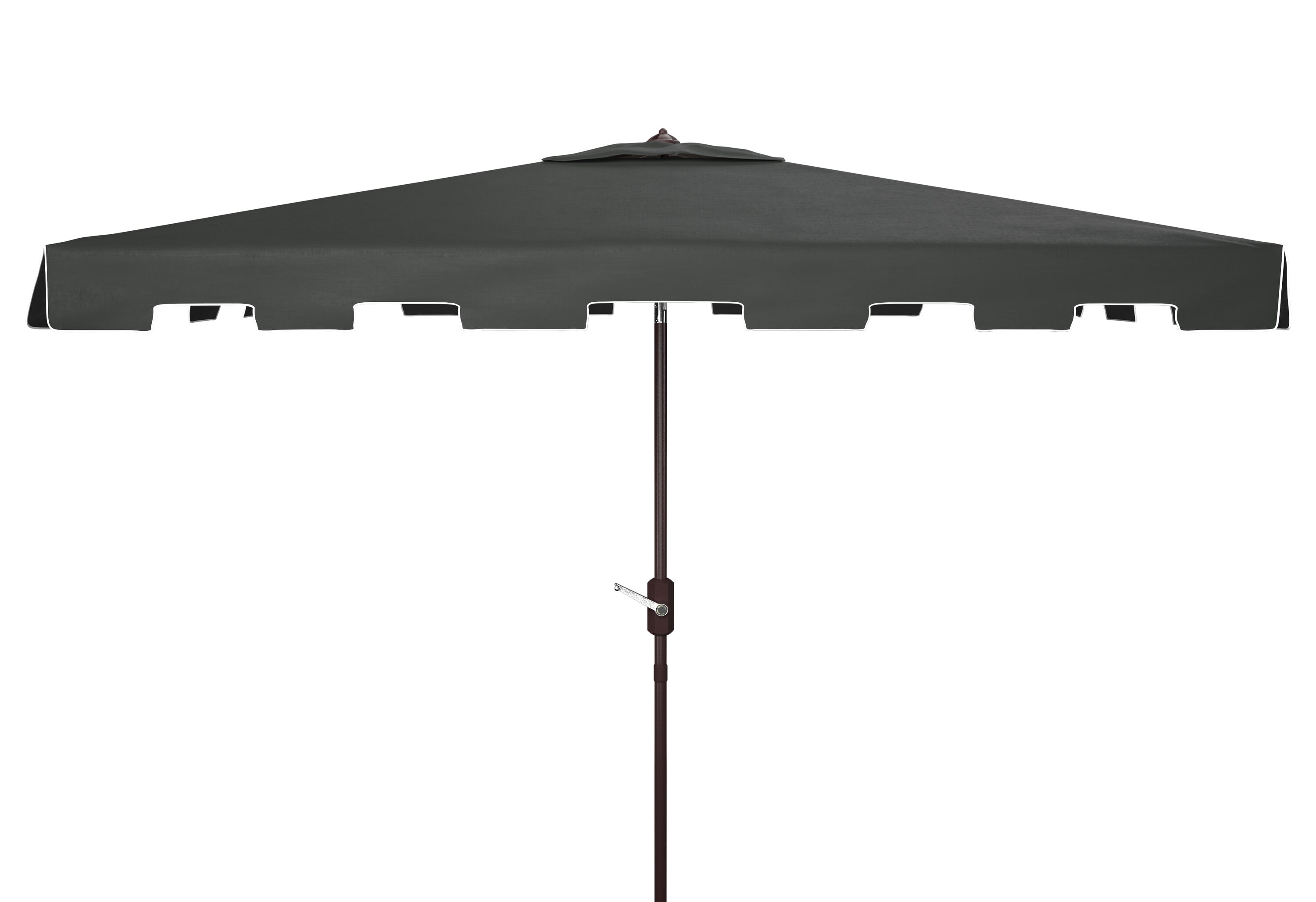 Safavieh PAT8300H 9.84-Feet Aluminum Black Auto-tilt Market Patio Umbrella