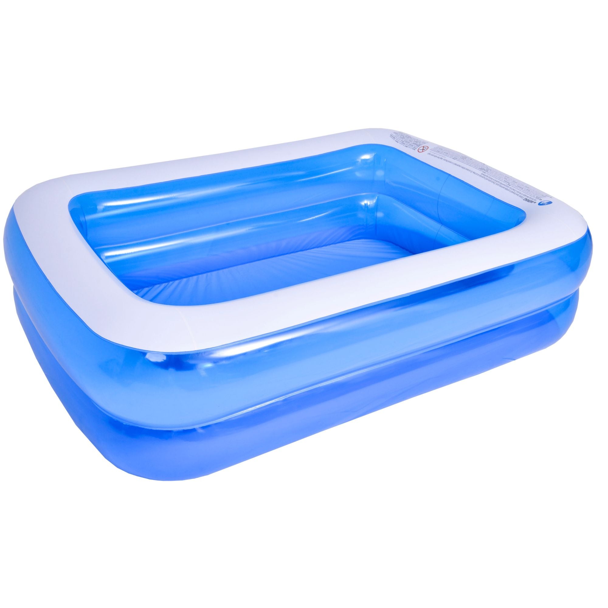 Pool Central 32601999 79-in L x 69-in W Blue Rectangle Kiddie Pool