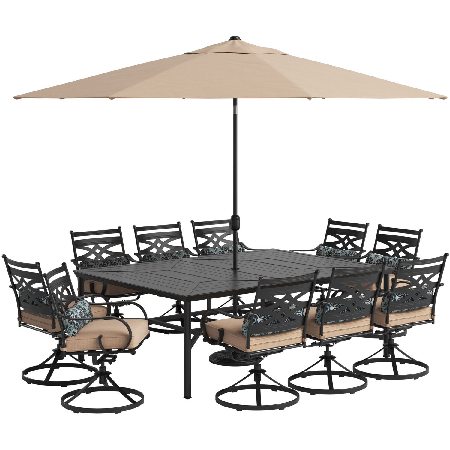 Hanover MCLRDN11PCSW10-SU-T Patio-Dining-Sets - View #18