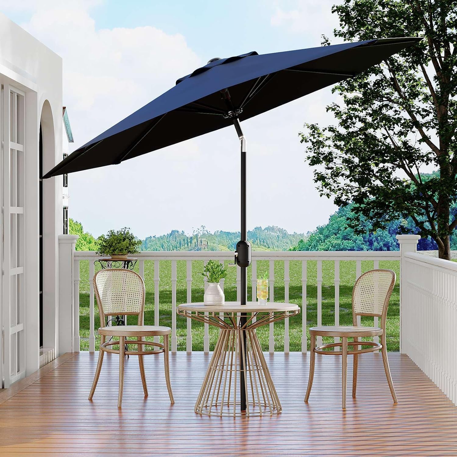 6 1 2 foot patio umbrella Patio Umbrella Replacement Canopy 9 Ft 6 Rib Fuchsia  Formosa Covers