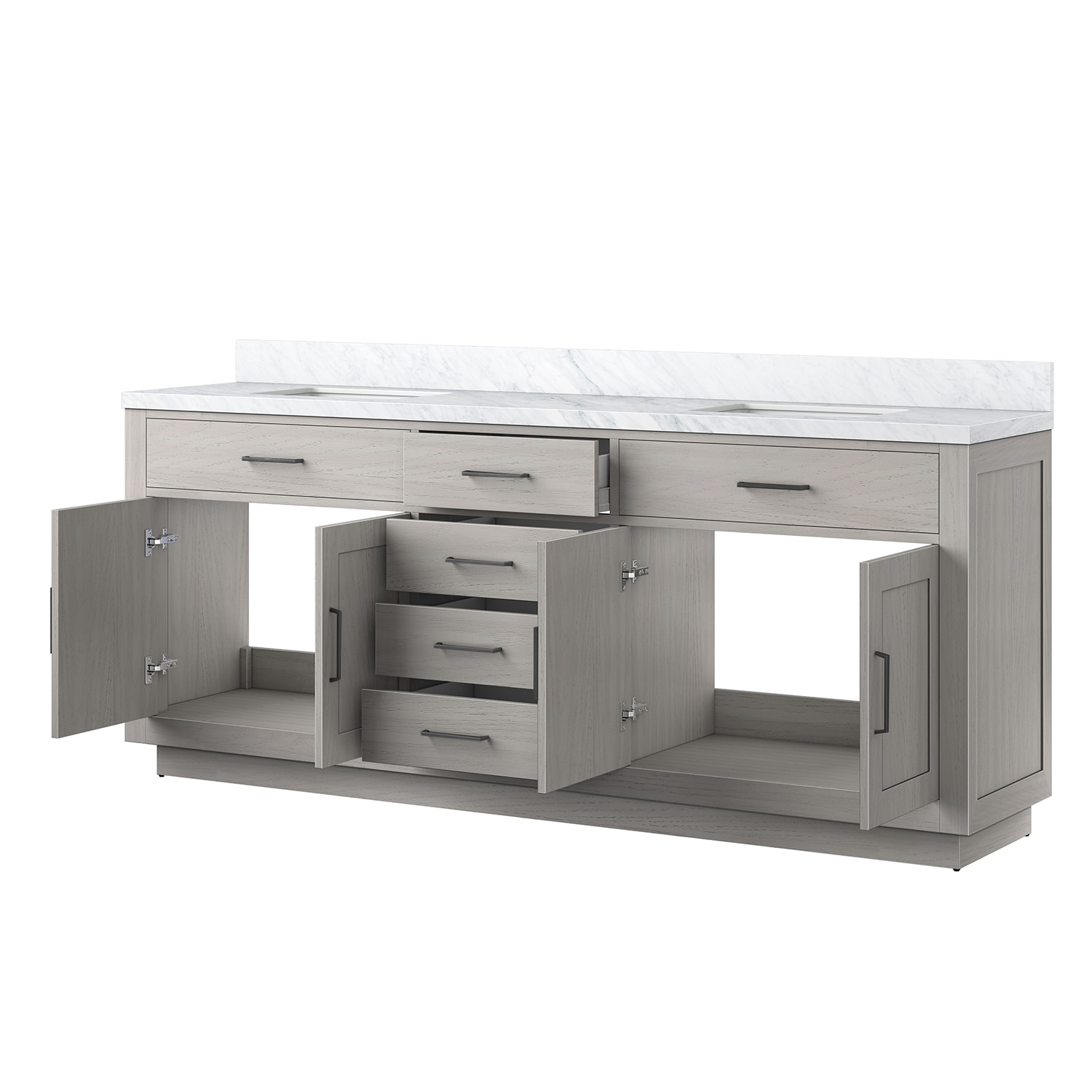 Lexora LVGI80DM100 Bath-Vanity-Combo - View #3
