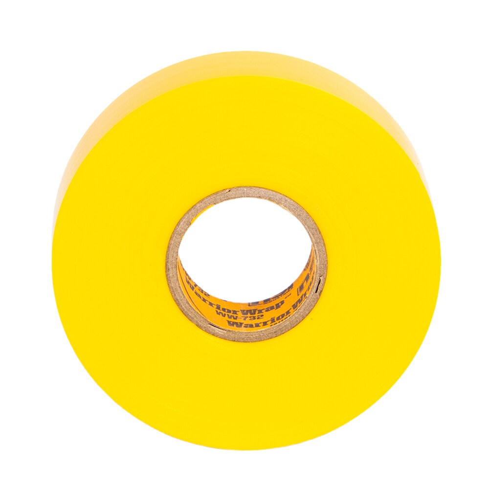 WarriorWrap 0.75-in x 66-ft Vinyl Electrical Tape Yellow in the Electrical  Tape department at