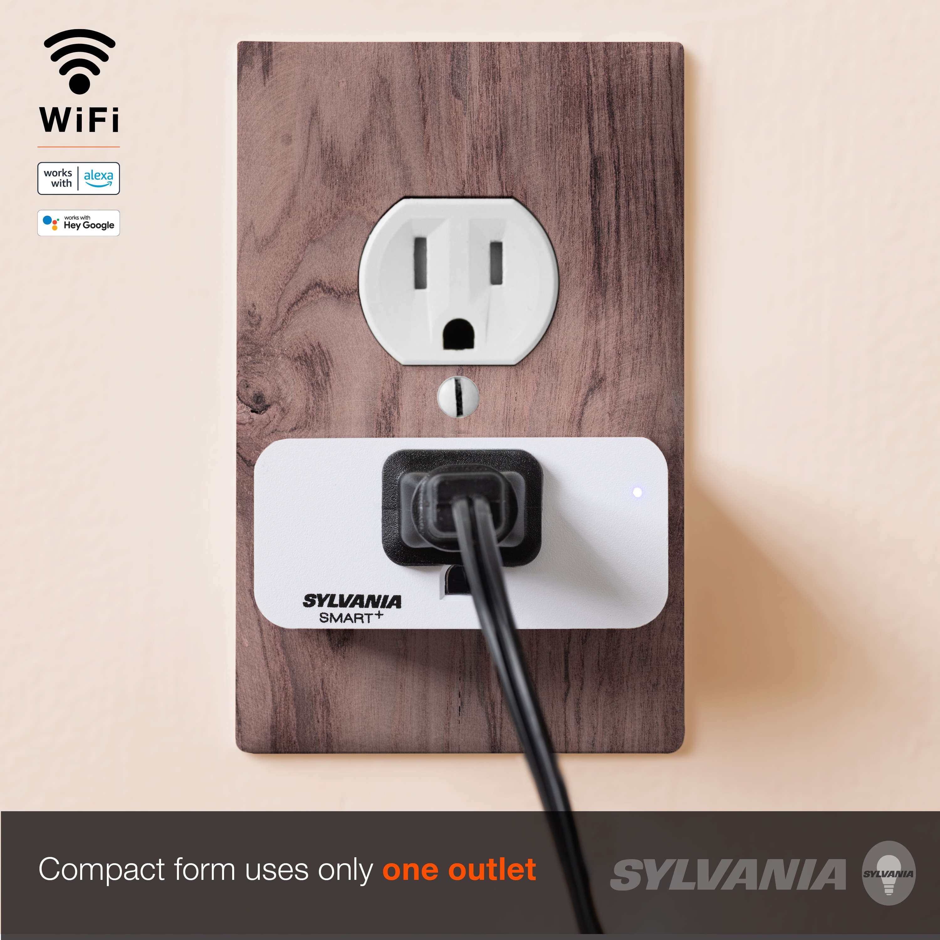 GE Cync 120-Volt 1-Outlet Indoor Smart Plug in the Smart Plugs