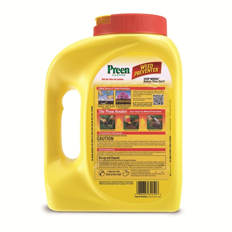 Preen Garden Weed Preventer 5-lb 900-sq Ft Pre-emergent Herbicide In ...