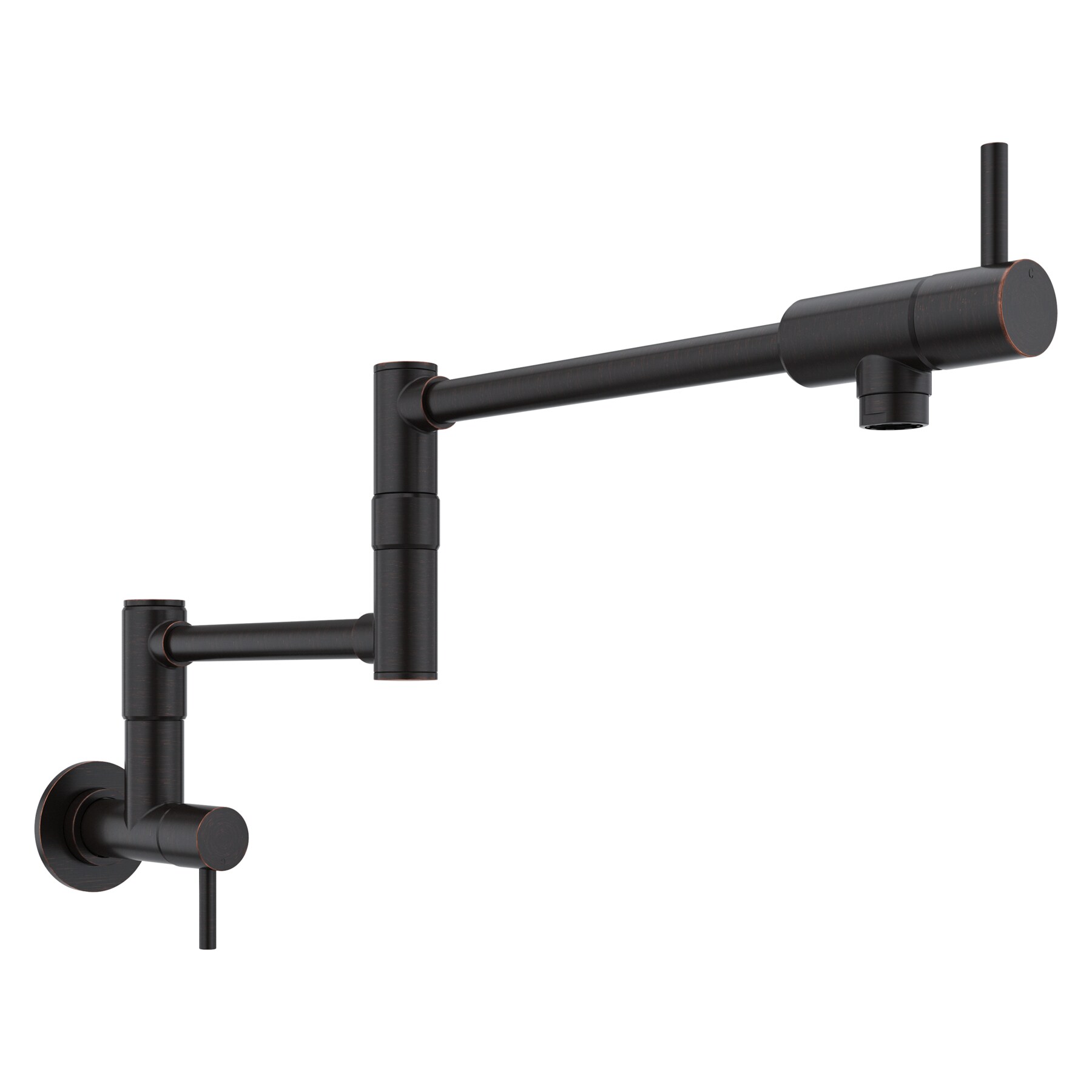 Pfister Lita Tuscan Bronze Single Handle Wall-mount Pot Filler Kitchen ...