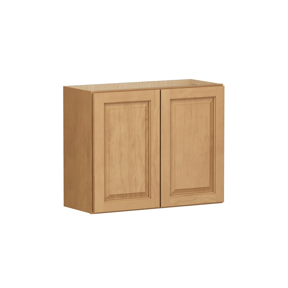 Shenandoah Stemson 33-in W x 24-in H x 12-in D Rye Stained Wall Fully Assembled Cabinet Raised Panel Raised panel