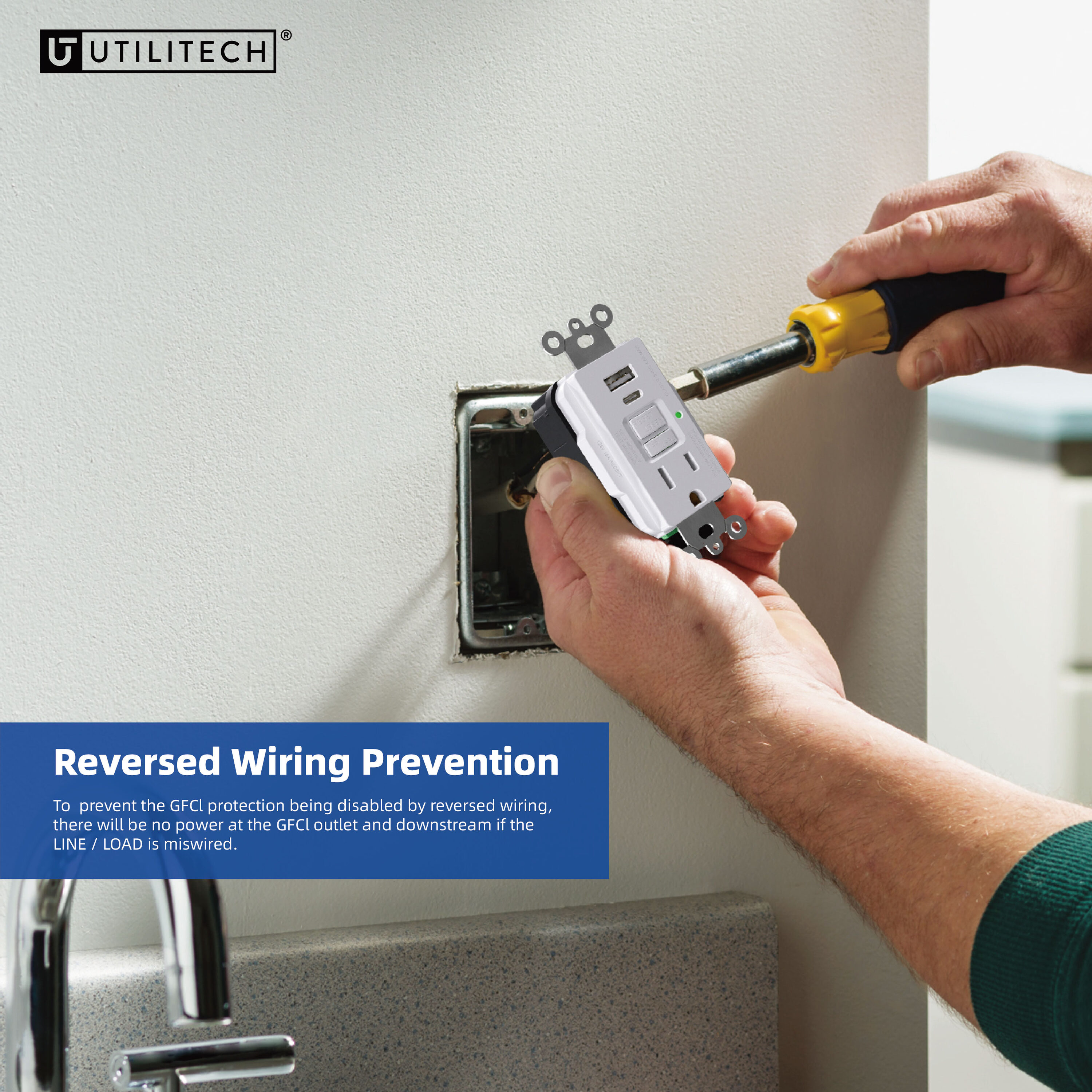 Utilitech LGR2315ACT1-WH receptacles - View #8