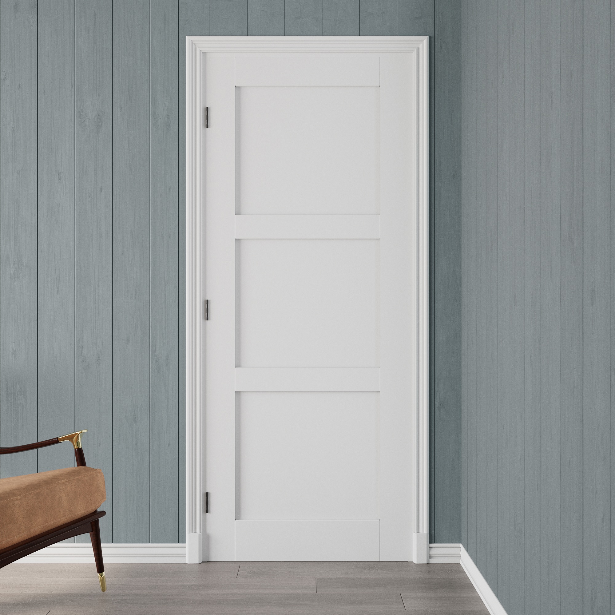 JUJUBON IN-PREPR-FM-SGXB-36R Pre-Hung-Doors - View #2