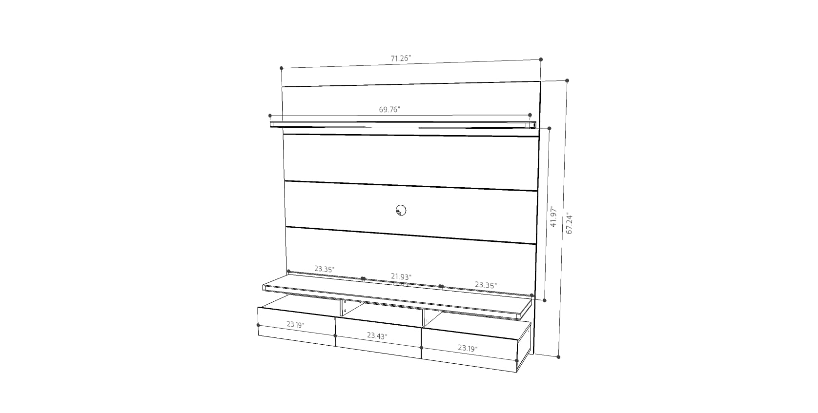 Manhattan Comfort 23754 Tv-Stands - View #3