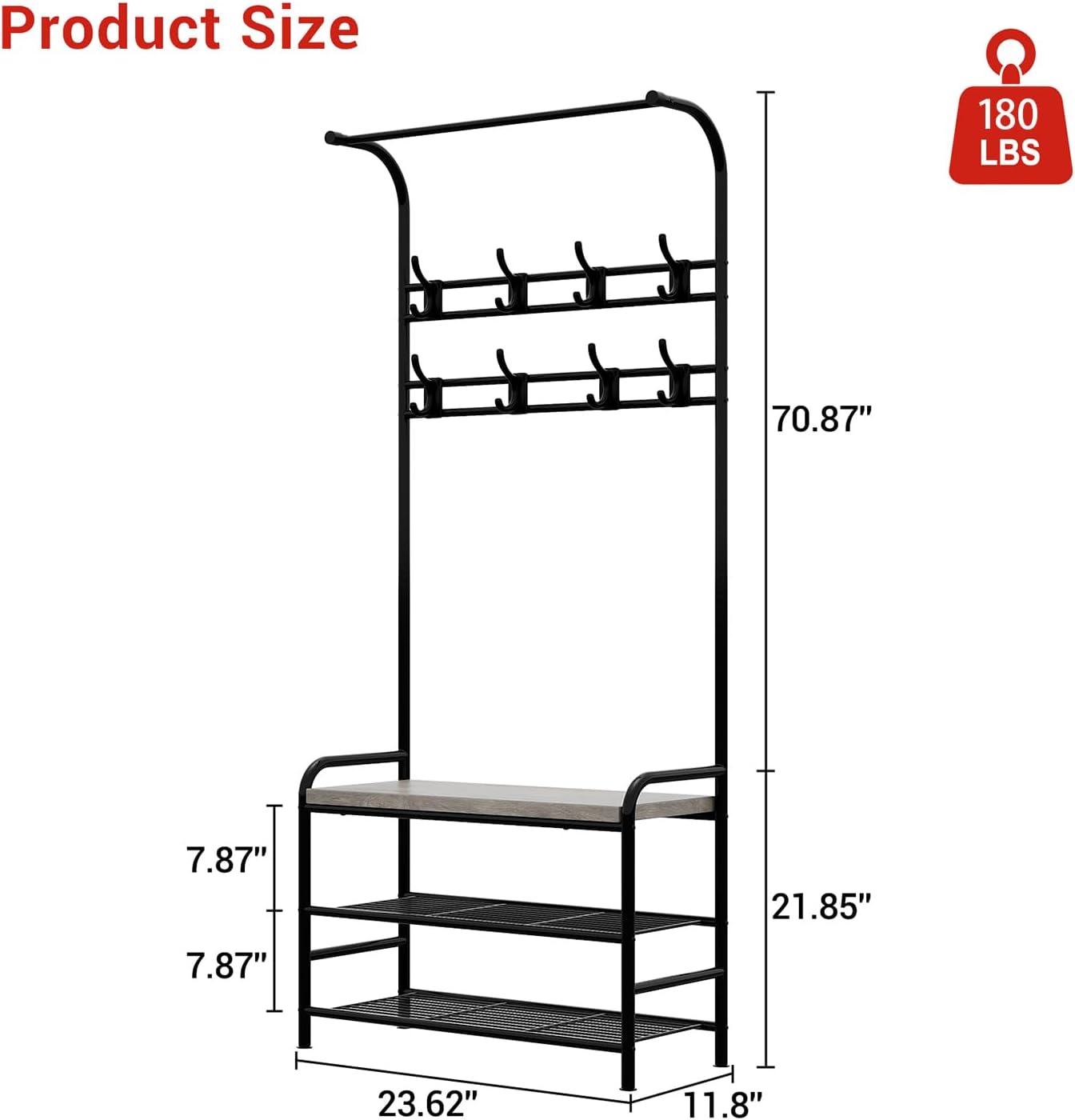 WhizMax PHO-0ZVBXK7J-KLN Coatrack-Stands-Pedestals - View #7