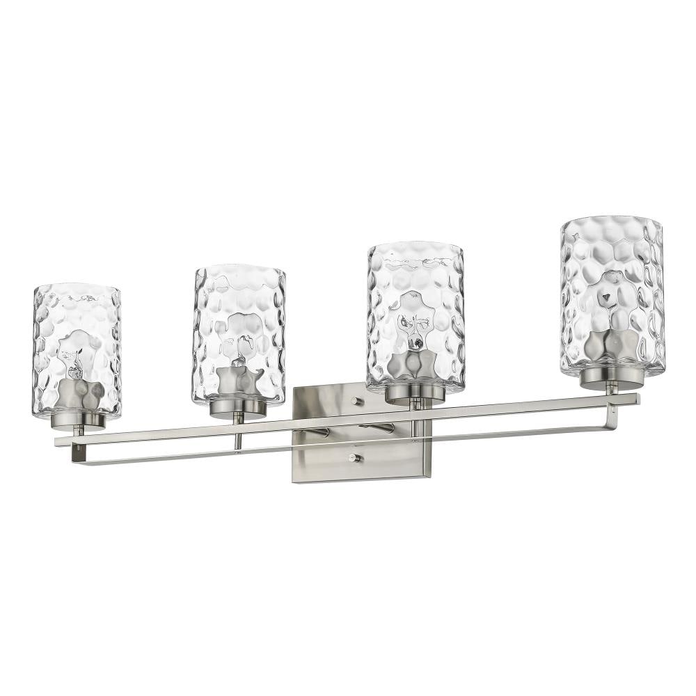 Acclaim Lighting IN40013SN Livvy 32.5-in 4-Light Satin Nickel Transitional Vanity Light