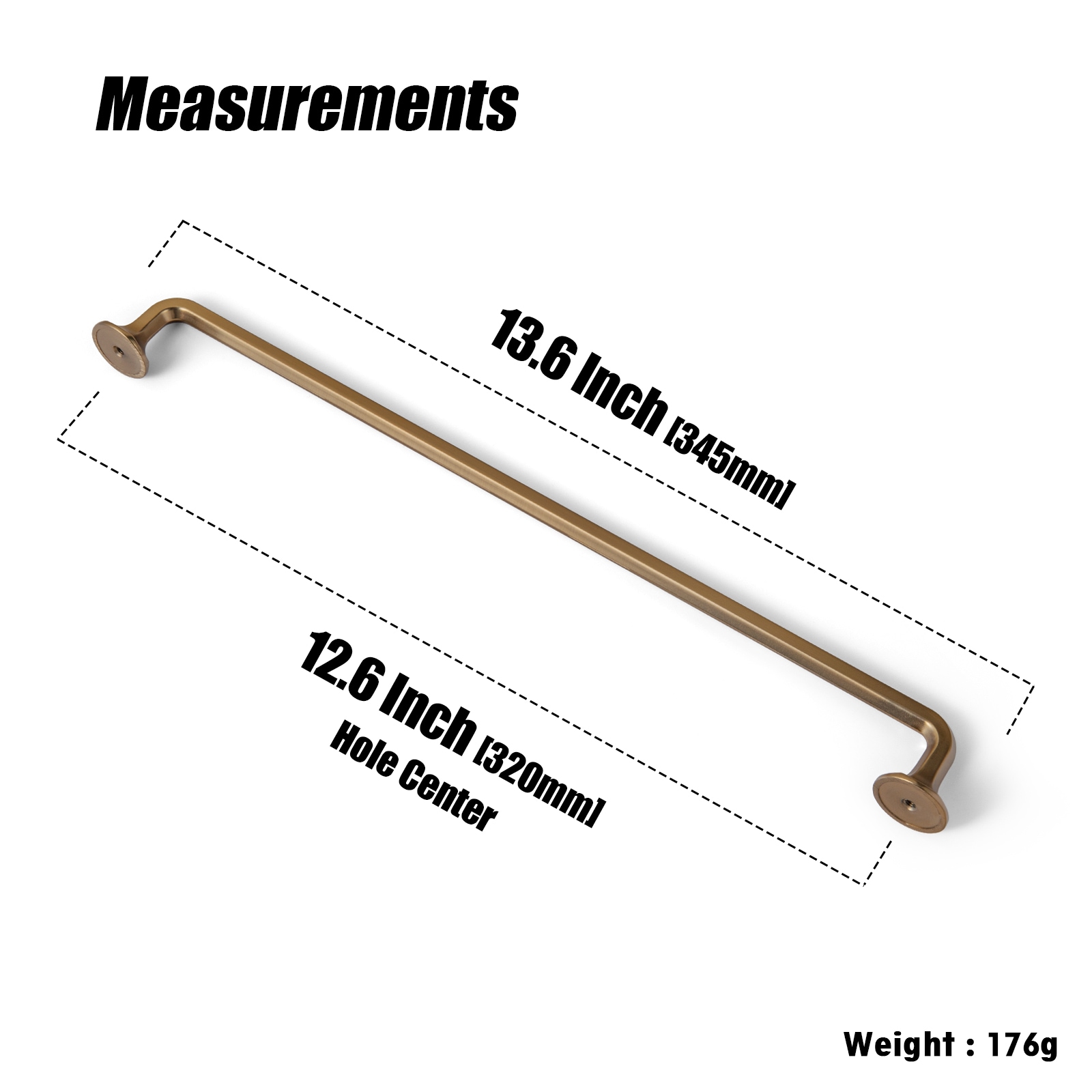 Miaokesen 9606CB-320 Cabinet-Pulls - View #2