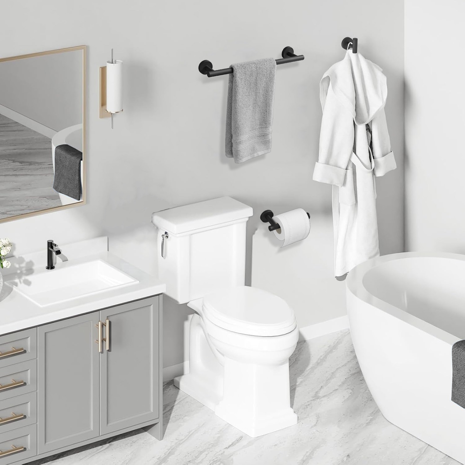 BWE A-91062-B-4 Decorative-Bath-Hardware-Kits - View #2