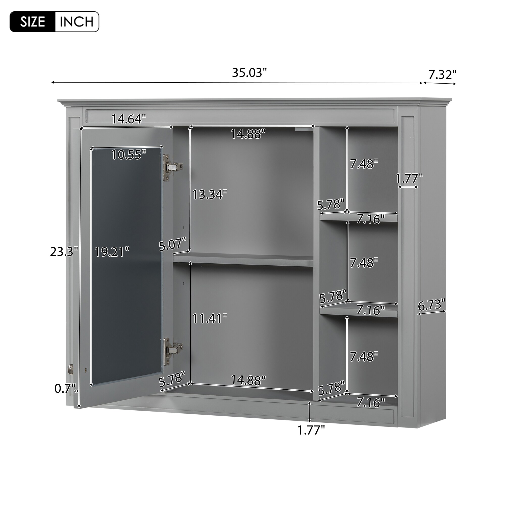 AAZJ 710-322917AAE Bathroom-Medicine-Cabinets - View #13