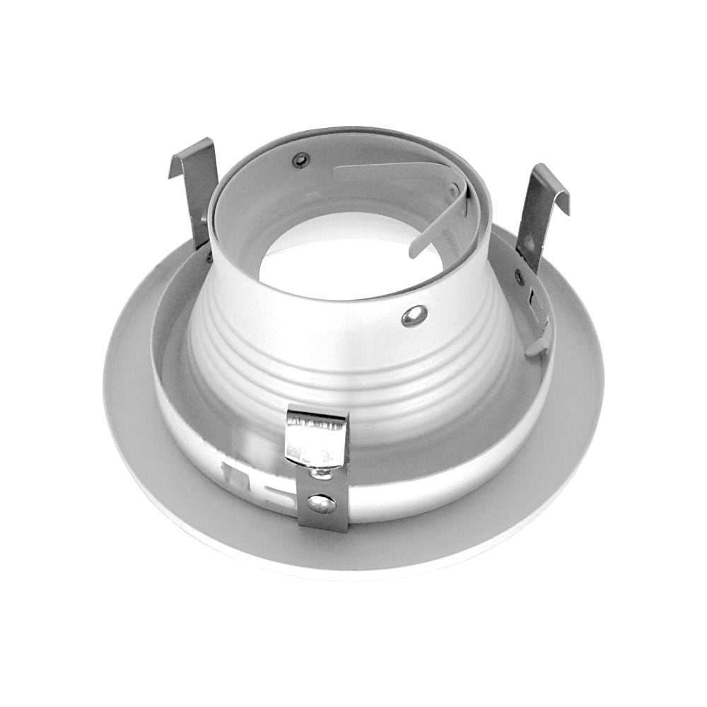 5'' White Aluminum Recessed Baffle Trim Light