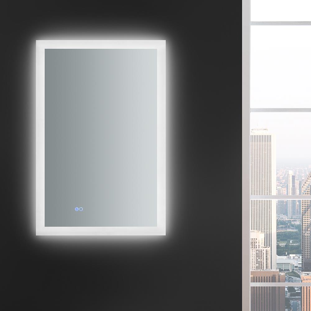 Angelo 36" x 24" Frameless LED Bathroom Vanity Mirror
