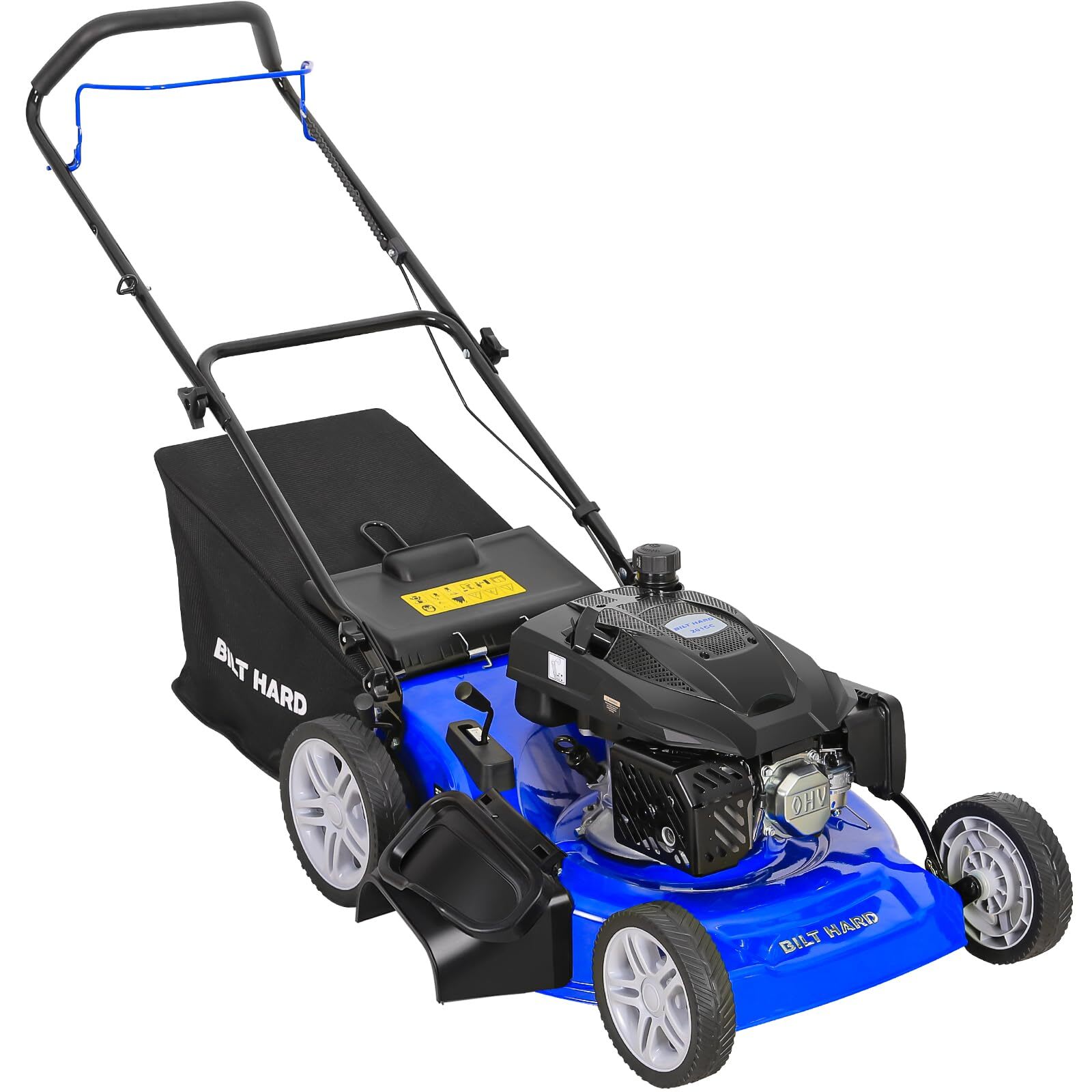 BILT HARD TMA-0561-L 21-Inch Push Lawn Mower  201cc 4-Cycle Engine 3-in-1 Bagging