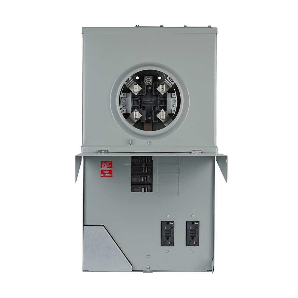 GE R111CB2010 Midwest 100 -Amp 4 -Spaces 8 -Circuit Outdoor Main breaker Load Center