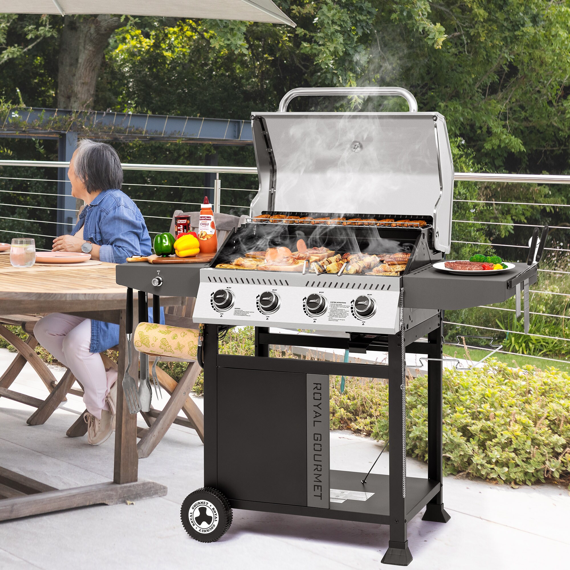 Royal Gourmet GA4405TS Gas-Grill - View #10