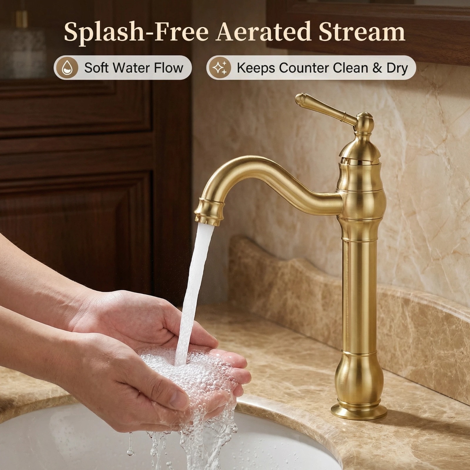 BYH VH-1006-BG Lavatory-Faucets - View #3