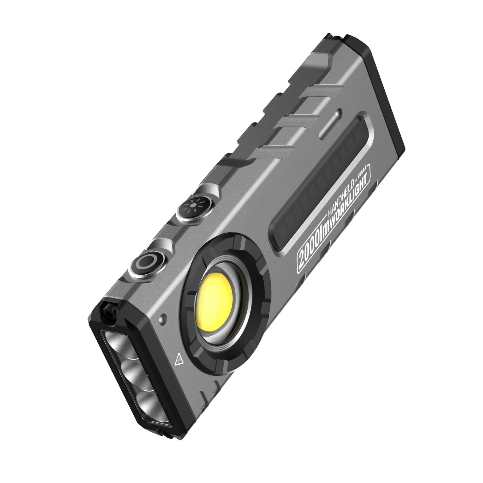 Vrbgify Rechargeable Flashlight 2000 Lumens Magnetic Base EDC LED Flashlight with RGB UV Light Multi Mode for Outdoor Camping Car Repair 1 Piece #LVG0331H17