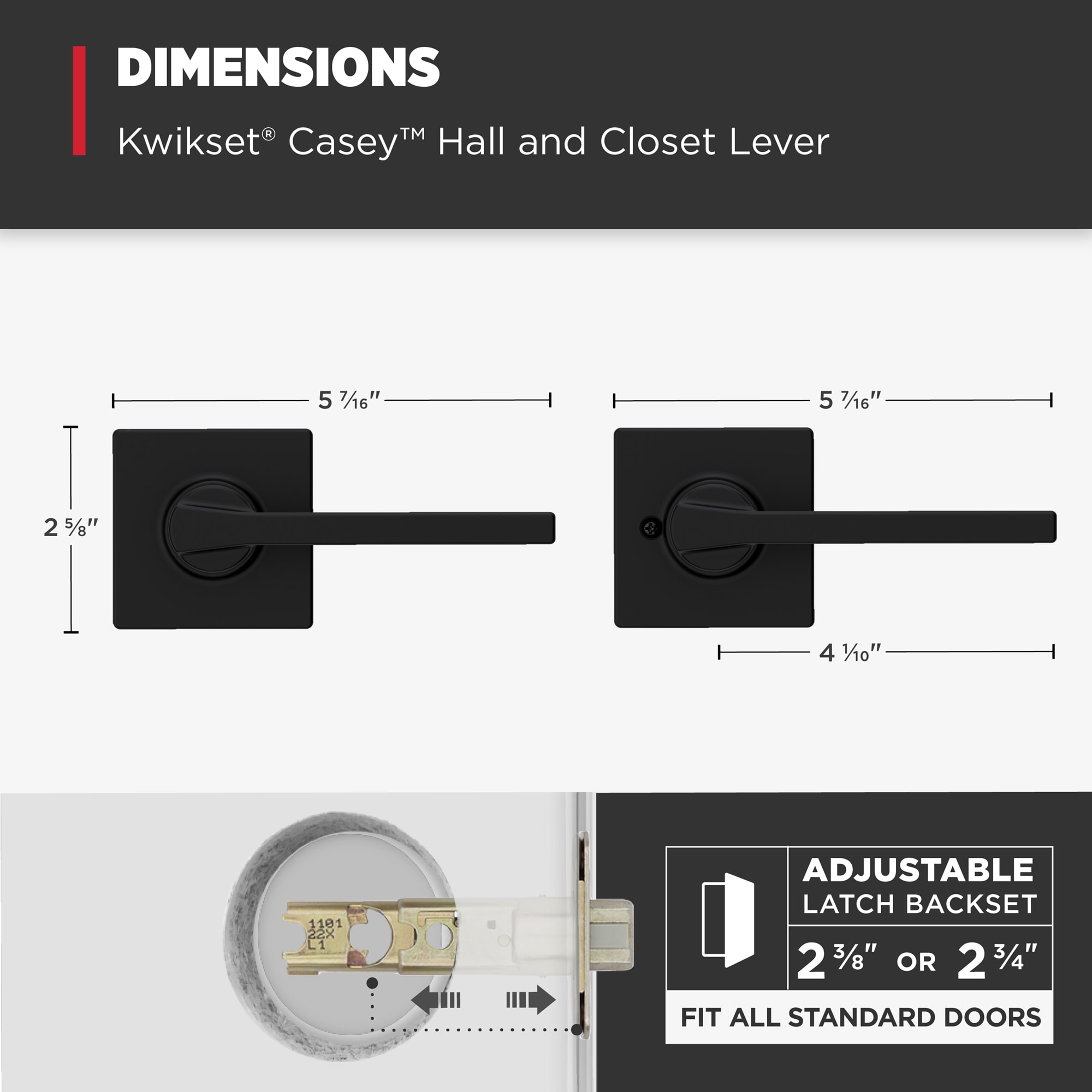 Kwikset 200CSL SQT 514 RCS Door-Handles - View #8