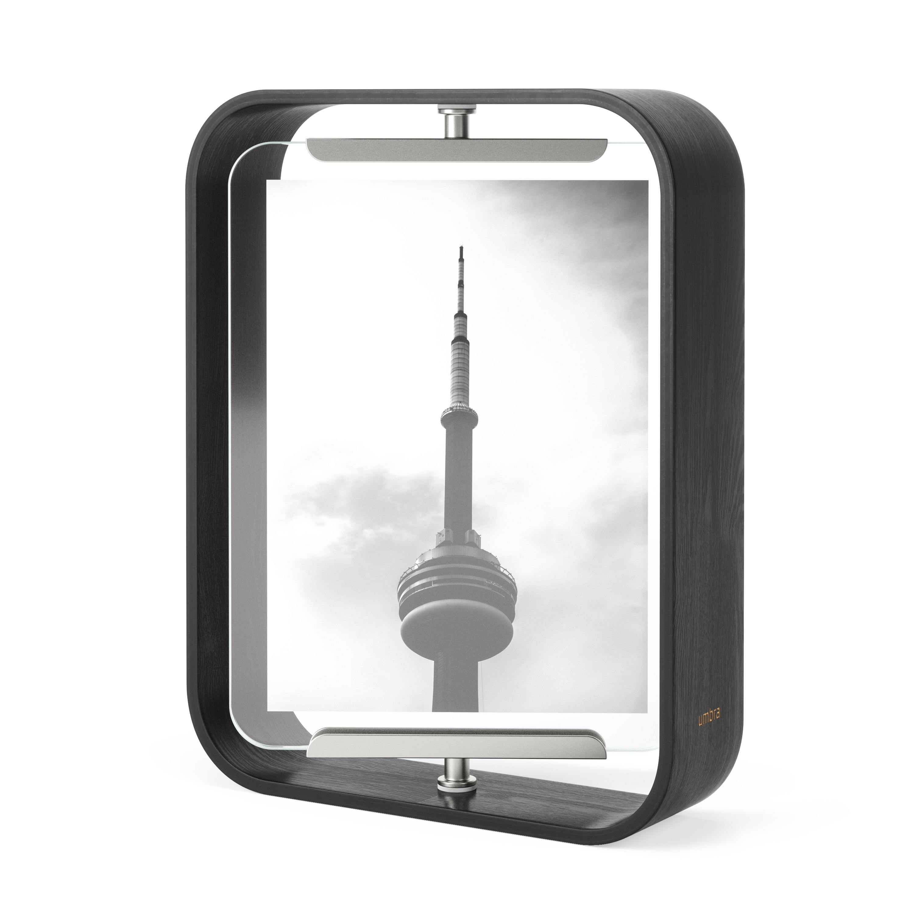 Umbra 1019922-040 Black Wood ( 5-in x 7-in ) Picture frame