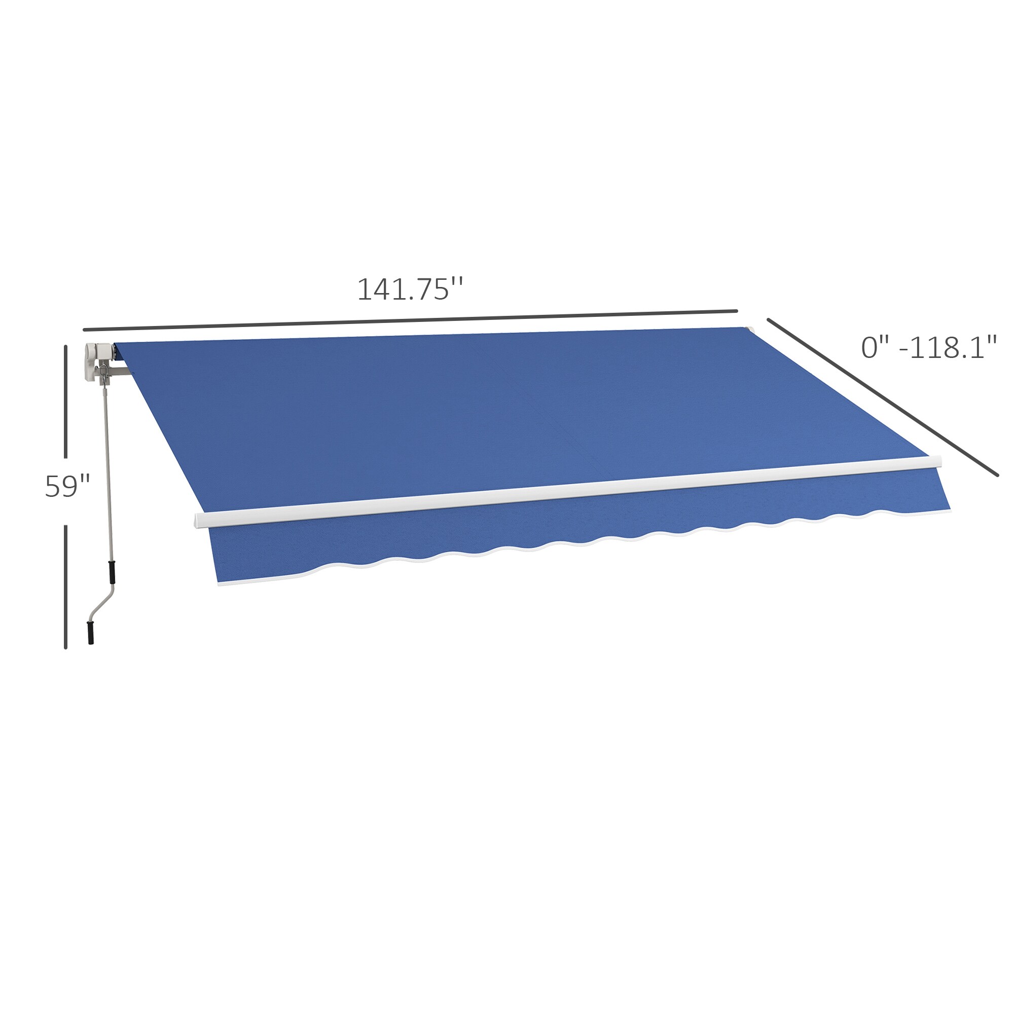 Outsunny 840-207V00DB awnings - View #3