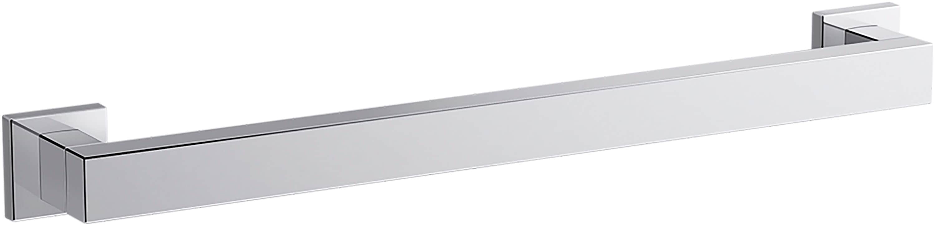 KOHLER K-23294-CP Square 18-in Polished Chrome Wall mount ADA Compliant Grab Bar ( 300-lb Weight Capacity )