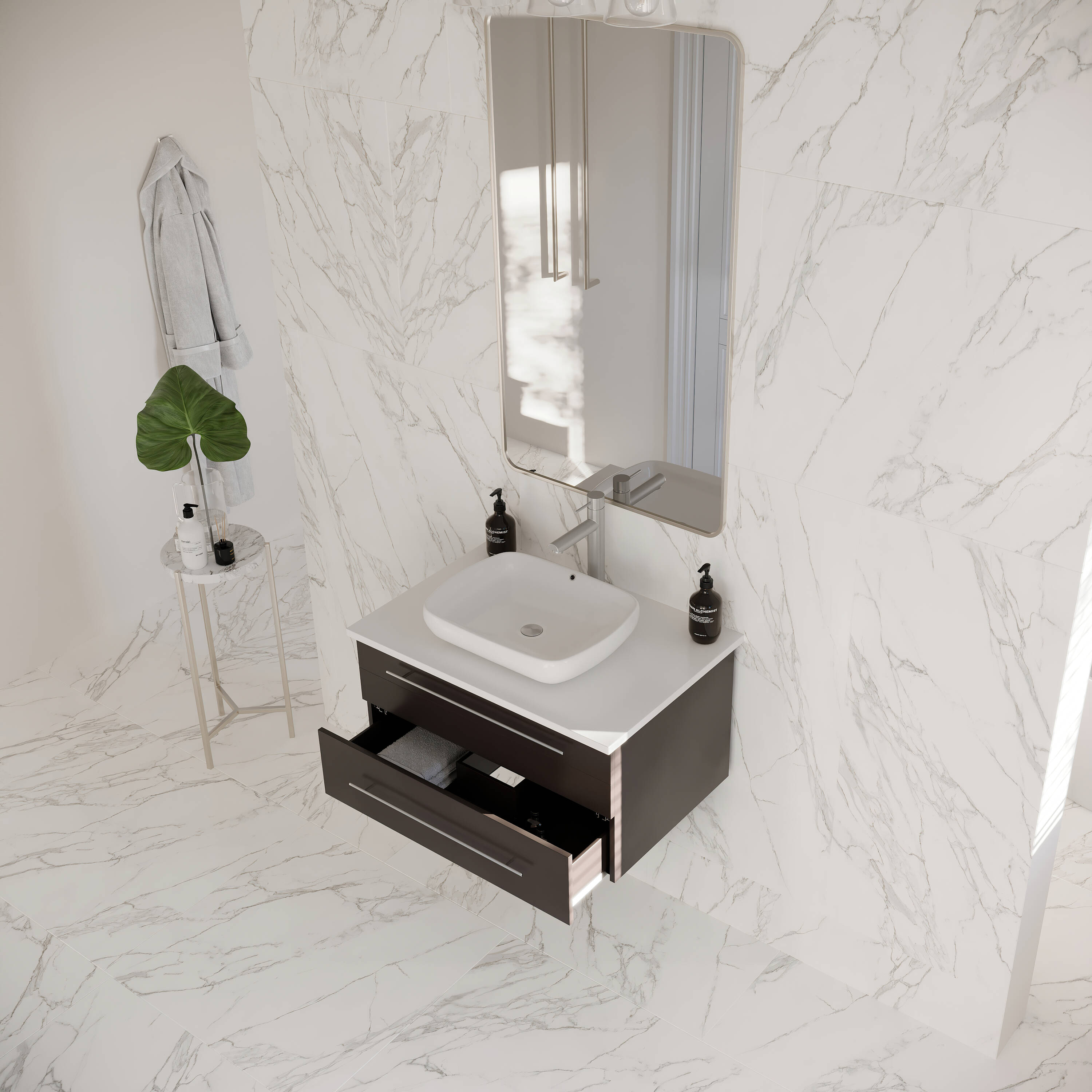 Fresca FCB6130ES-VSL-CWH-V Bath-Vanity-Combo - View #3