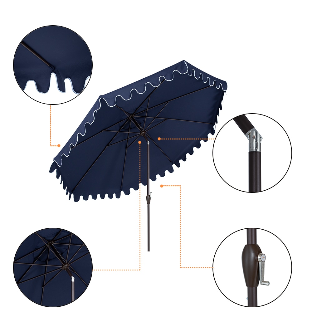 PolyTeak UMBL-11FT-NAVY Umbrellas-2 - View #4