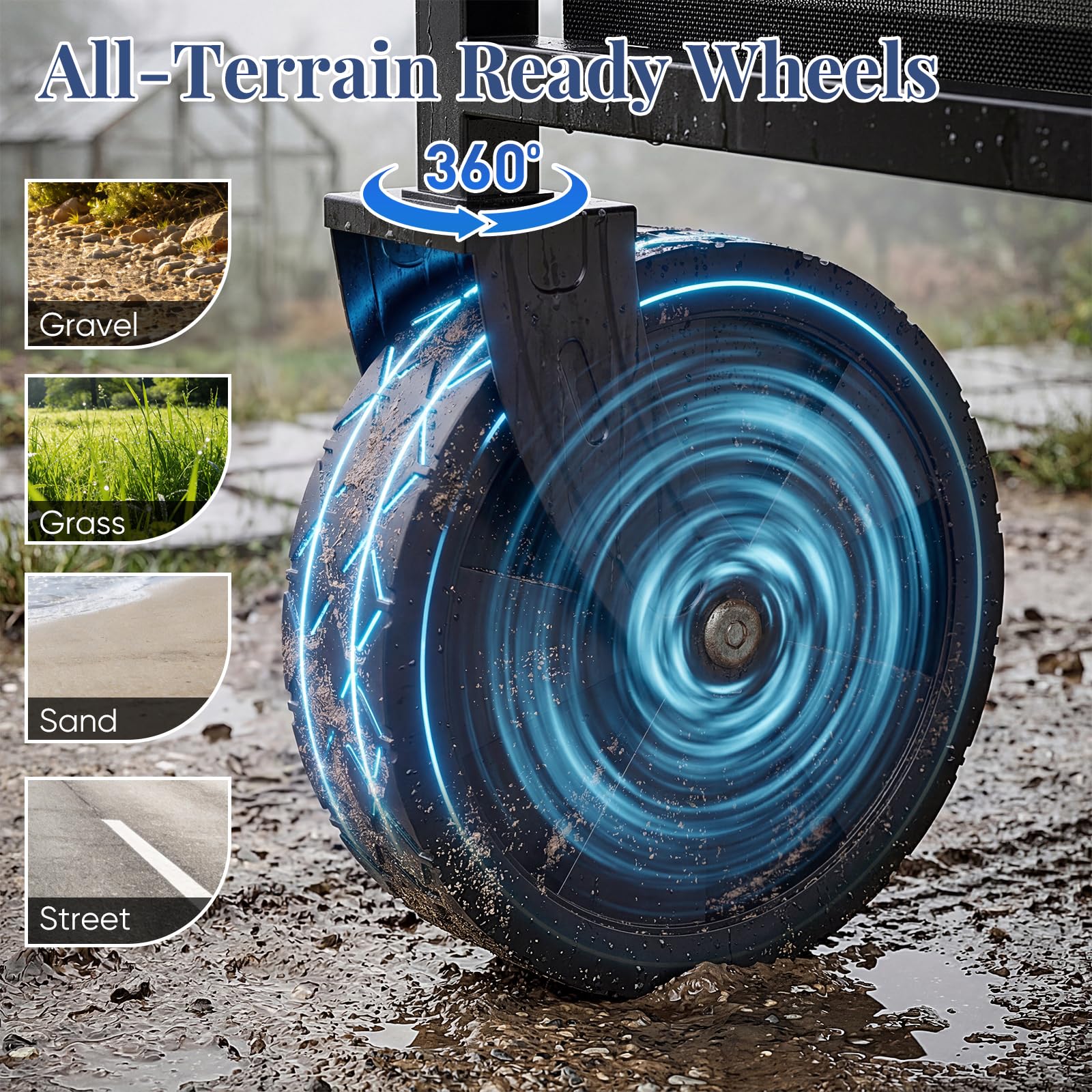 Haysky LSRY-26MN-GY Yard-Carts - View #4
