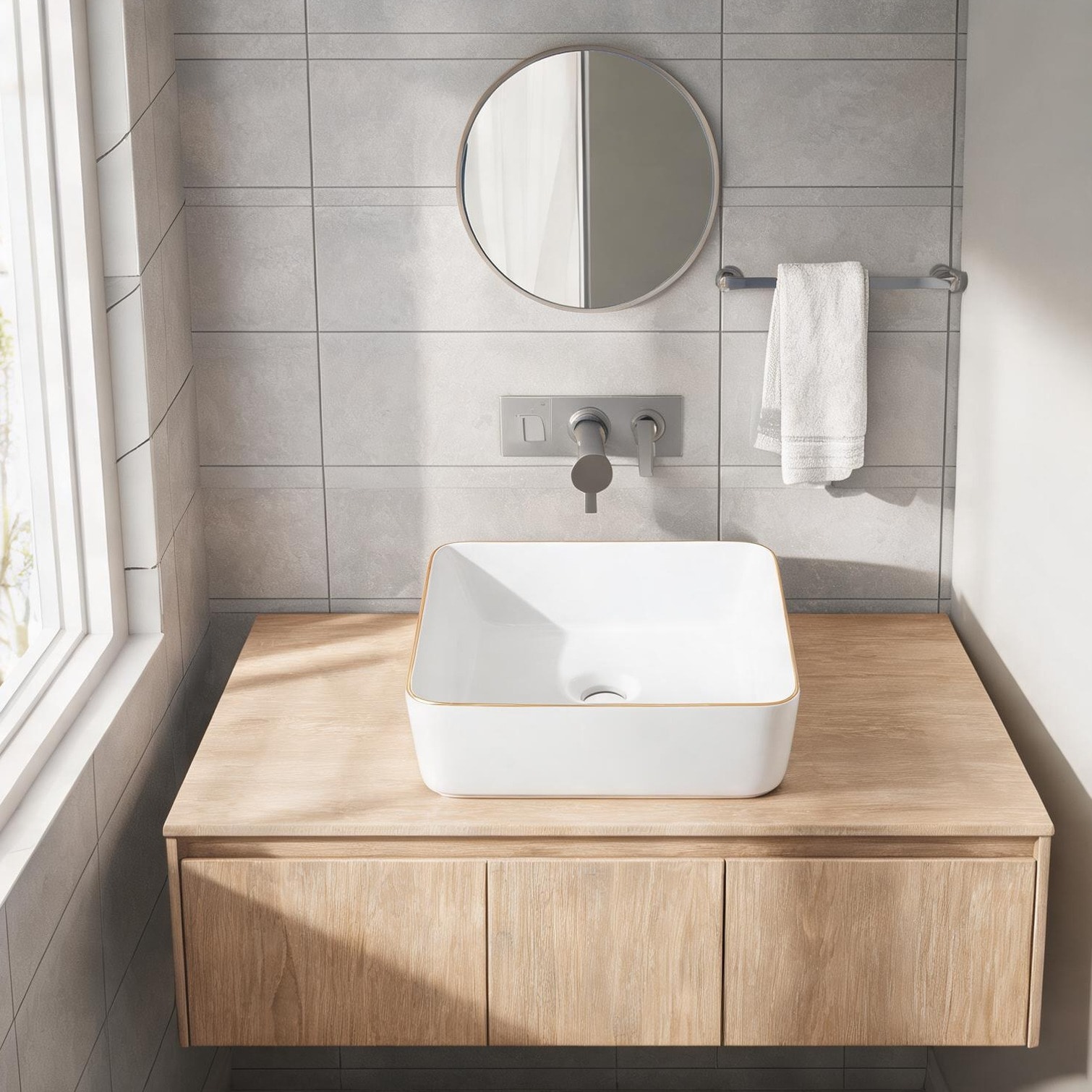 chillscreamni - Ceramic Bathroom Vanities for Outdoor Space 12 in with Practical Everyday Use