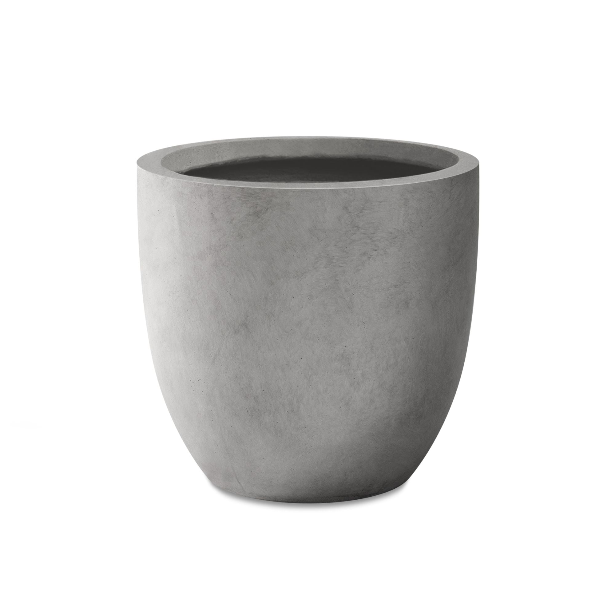 KANTE Round 13.39-in W x 12.6-in H Gray Concrete Contemporary/Modern ...